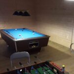 stół bilardowy w domku na kaszubach