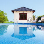 domek z basenem na kaszubach