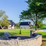 palenisko przy domkach na kaszubach