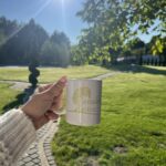 widok z tarasu domku na kaszubach